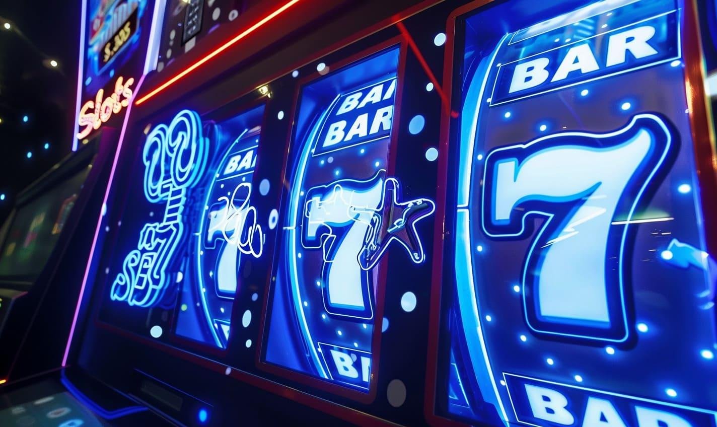 Fitur cascading reels dalam permainan Hacksaw Gaming dengan simbol baru jatuh dari atas